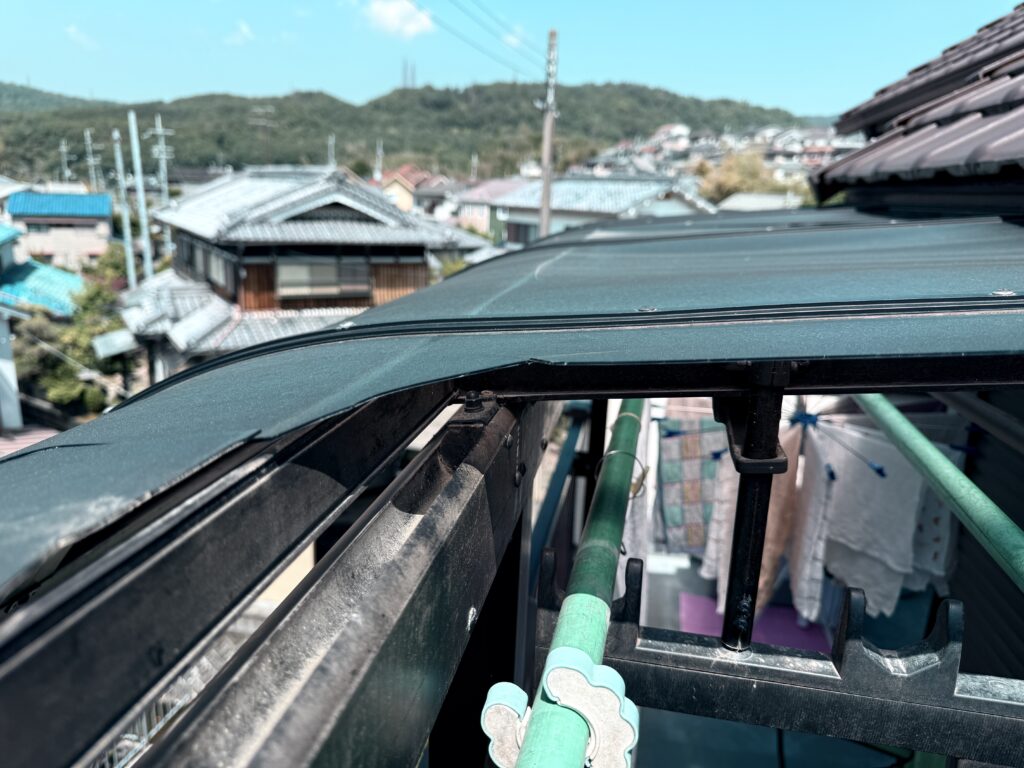 既存のテラス屋根パネル